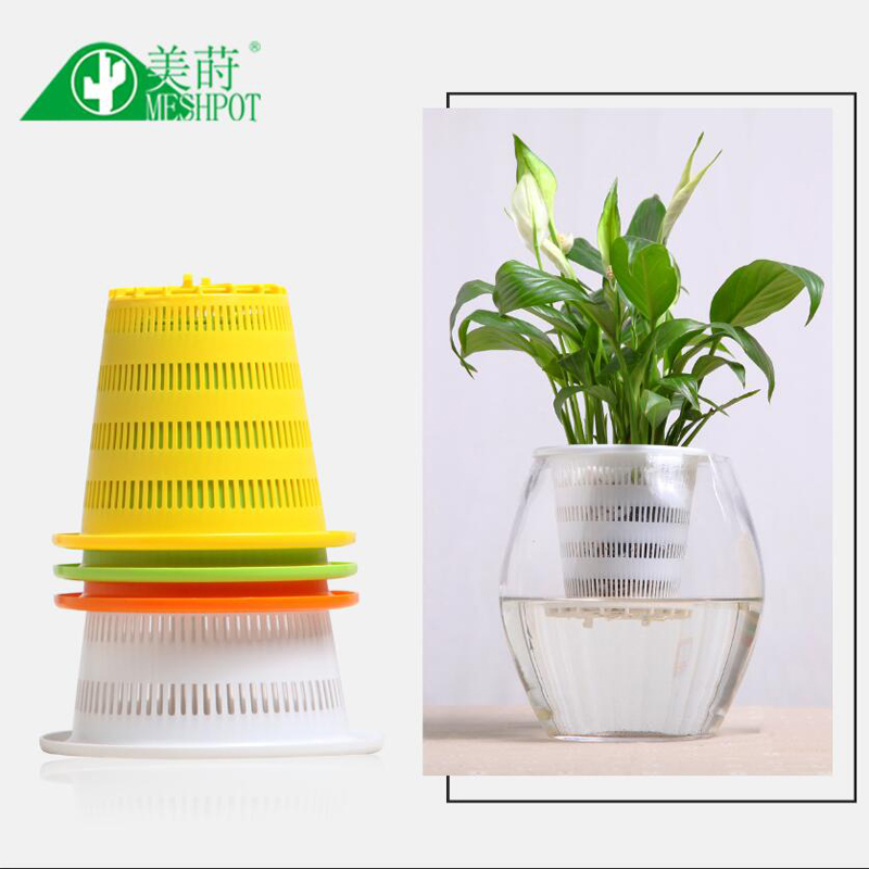 Meshpot 3PCS Colorful Plastic  - Aloe Vera Pot recension och pris