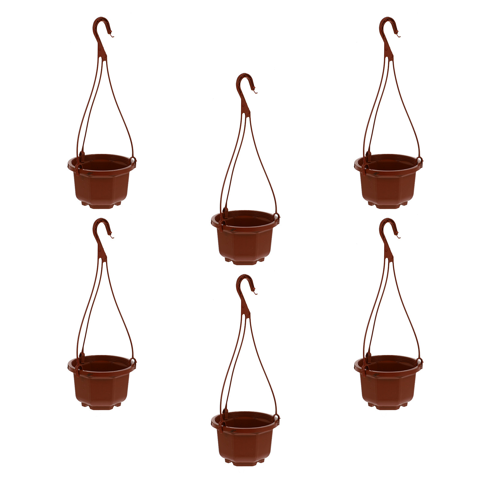 6Sets Hanging Flowerpot Plasti - Spider Plant Hanging recension och pris